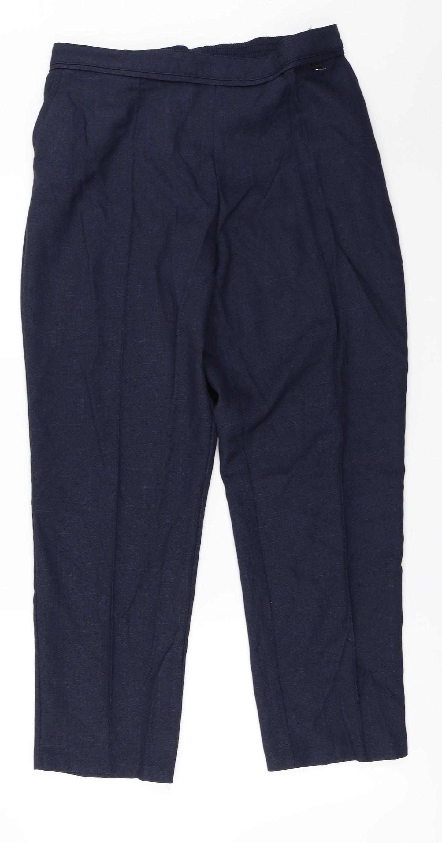 Marks and Spencer  Womens Blue   Trousers  Size 16 L26 in