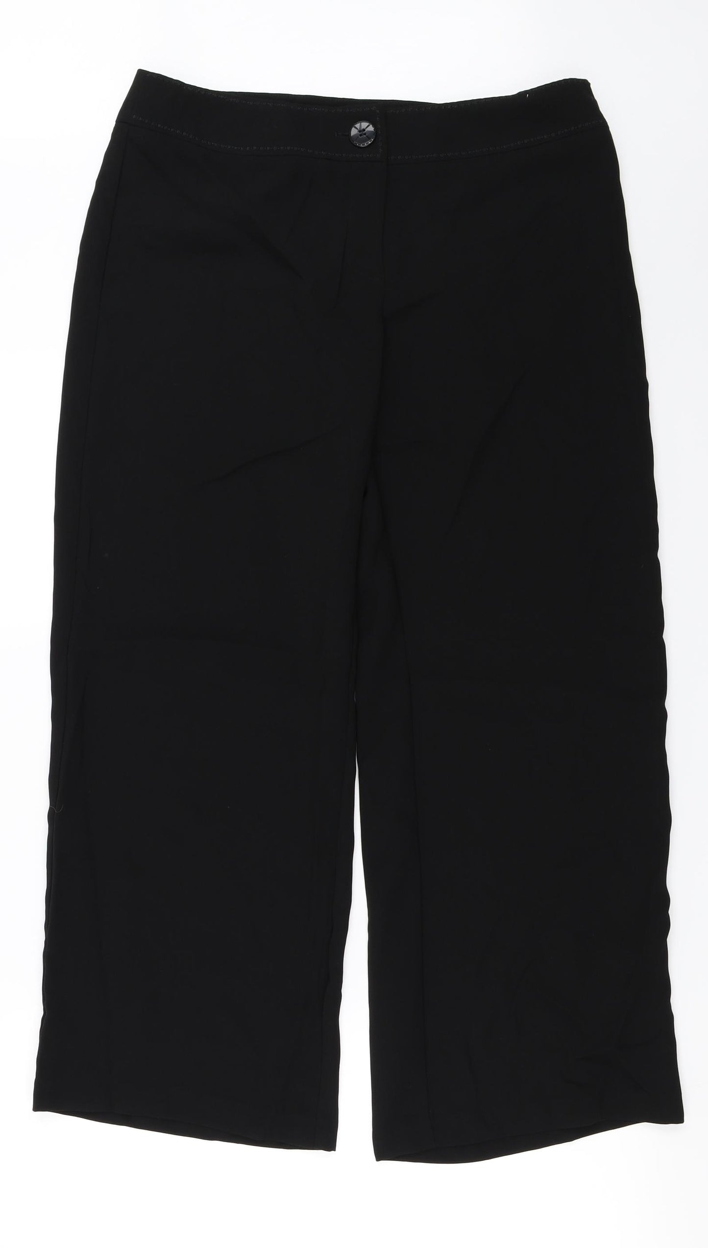 Marks and Spencer  Womens Black   Trousers  Size 14 L24 in