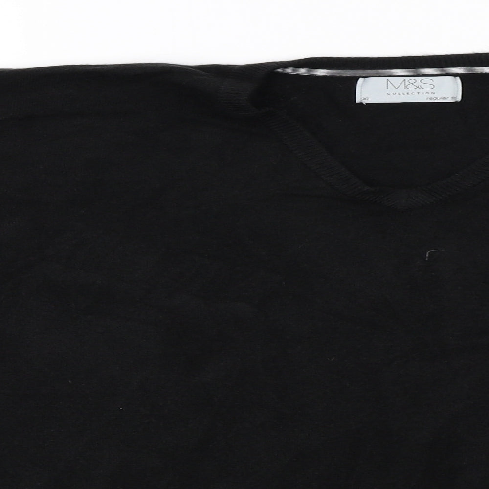 Marks and Spencer  Mens Black   Pullover Jumper Size XL