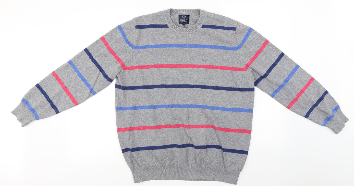 Morley  Mens Grey   Pullover Jumper Size L