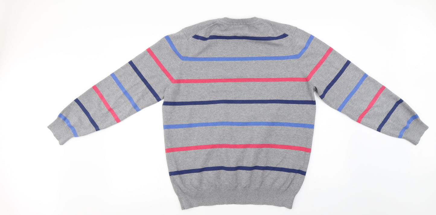Morley  Mens Grey   Pullover Jumper Size L
