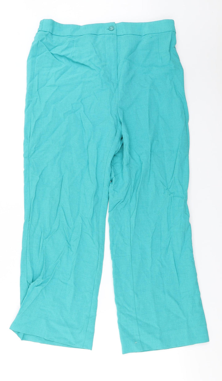 EWM Womens Gold Trousers Size 12 L22 in