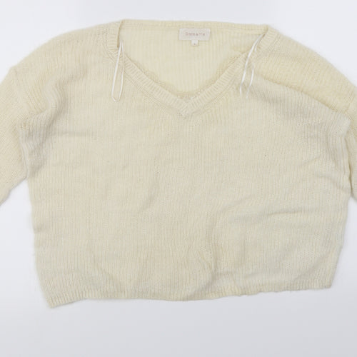 Grace & Milla  Womens Ivory   Pullover Jumper Size L