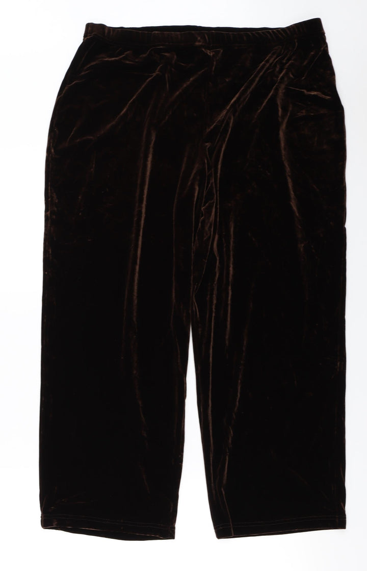 Joanna Hope  Womens Brown   Trousers  Size 22 L25 in