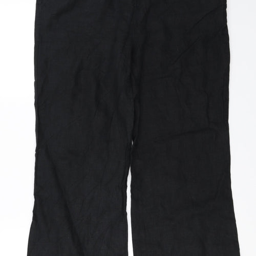 Per Una  Womens Black   Trousers  Size 14 L27 in