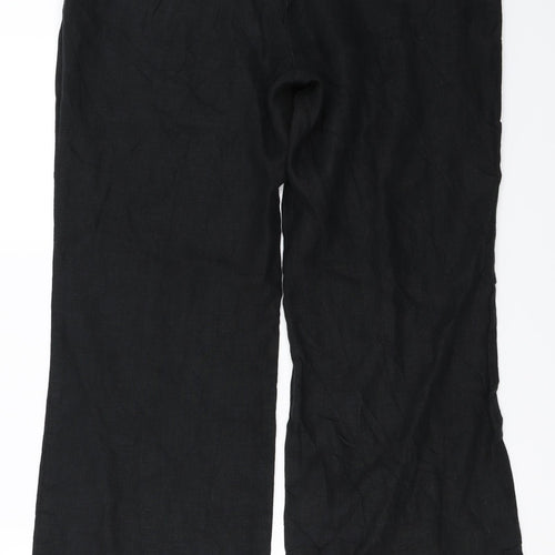 Per Una  Womens Black   Trousers  Size 14 L27 in