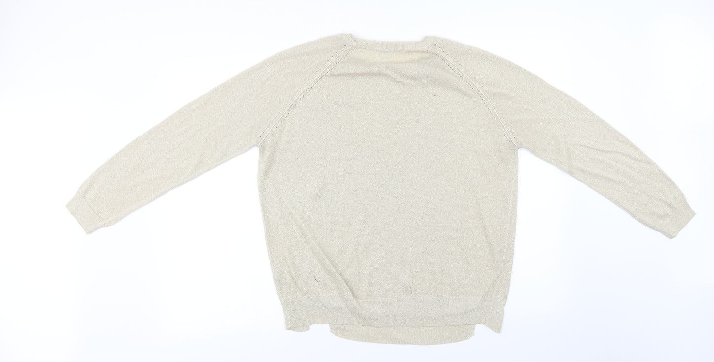 TU Womens Ivory   Pullover Jumper Size 12