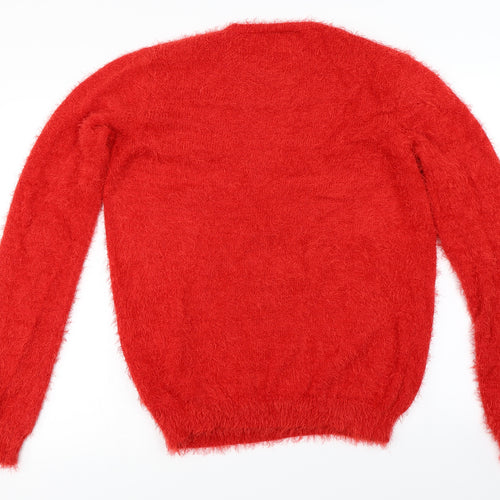 seasons greetings  Womens Red   Pullover Jumper Size 16  - Christmas jumper