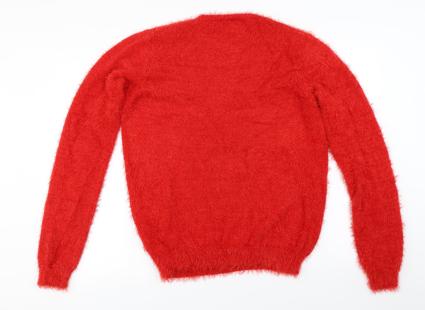 seasons greetings  Womens Red   Pullover Jumper Size 16  - Christmas jumper