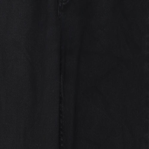 regular stretch Mens Black   Straight Jeans Size 32 in L25 in