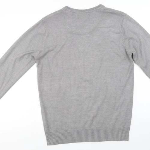 industrialize  Mens Grey   Pullover Jumper Size S