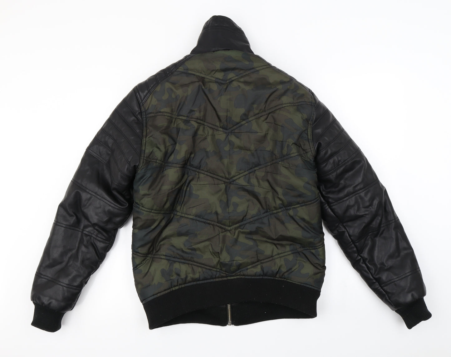 Condemned Nation  Womens Green Camouflage  Jacket Coat Size S