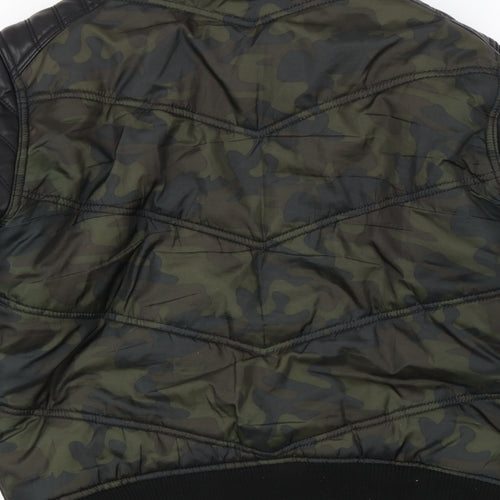 Condemned Nation  Womens Green Camouflage  Jacket Coat Size S