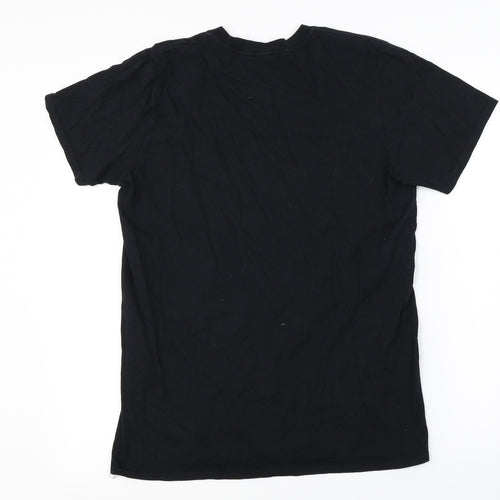 Gildan  Womens Black   Basic T-Shirt Size M