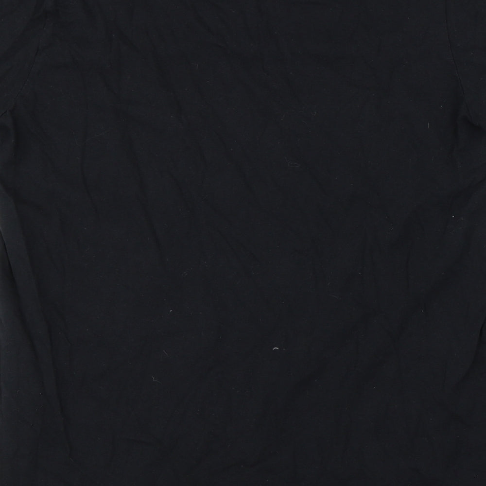 Gildan  Womens Black   Basic T-Shirt Size M