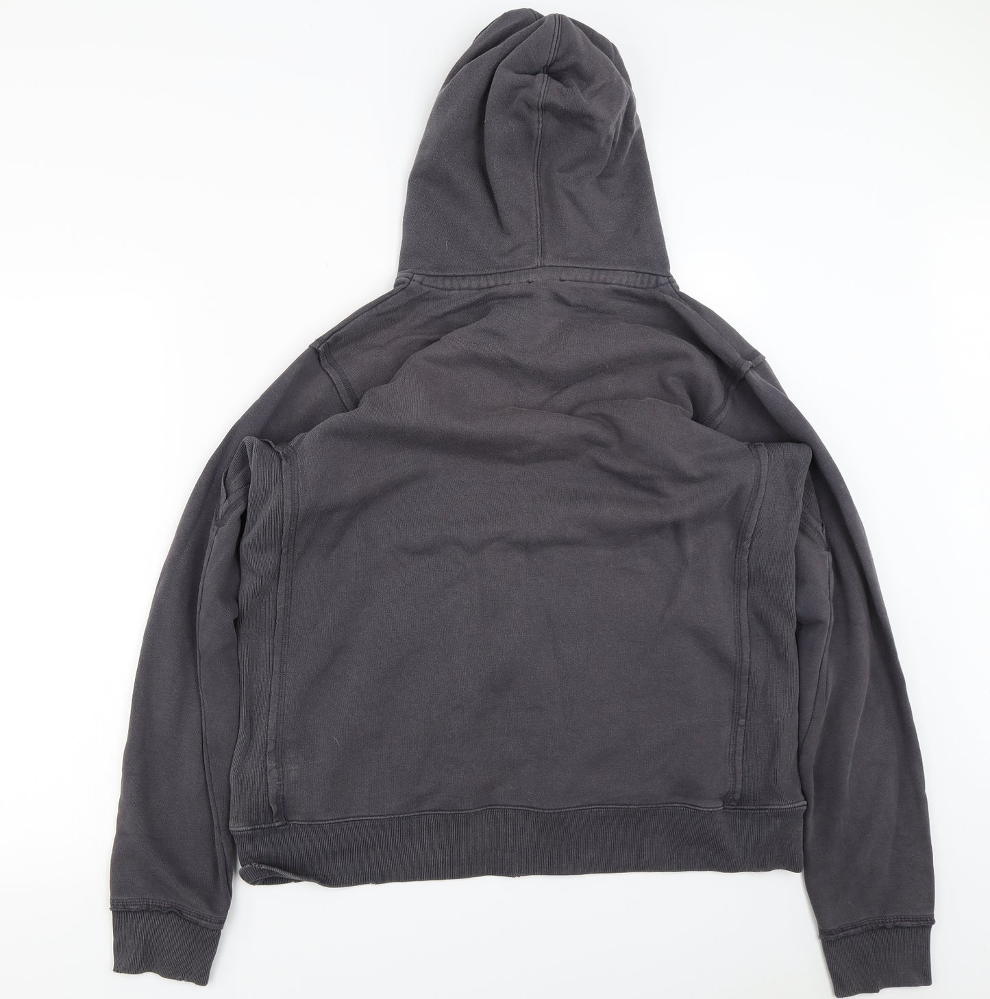 TU Mens Grey   Pullover Hoodie Size L