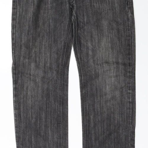 denim co Mens Grey   Straight Jeans Size 32 in L30 in