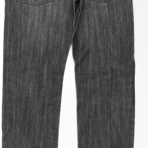 denim co Mens Grey   Straight Jeans Size 32 in L30 in