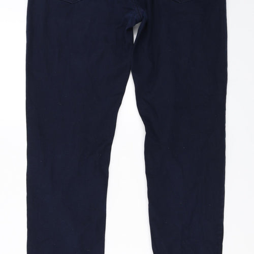 H&M Womens Blue   Trousers  Size 34 in L28 in