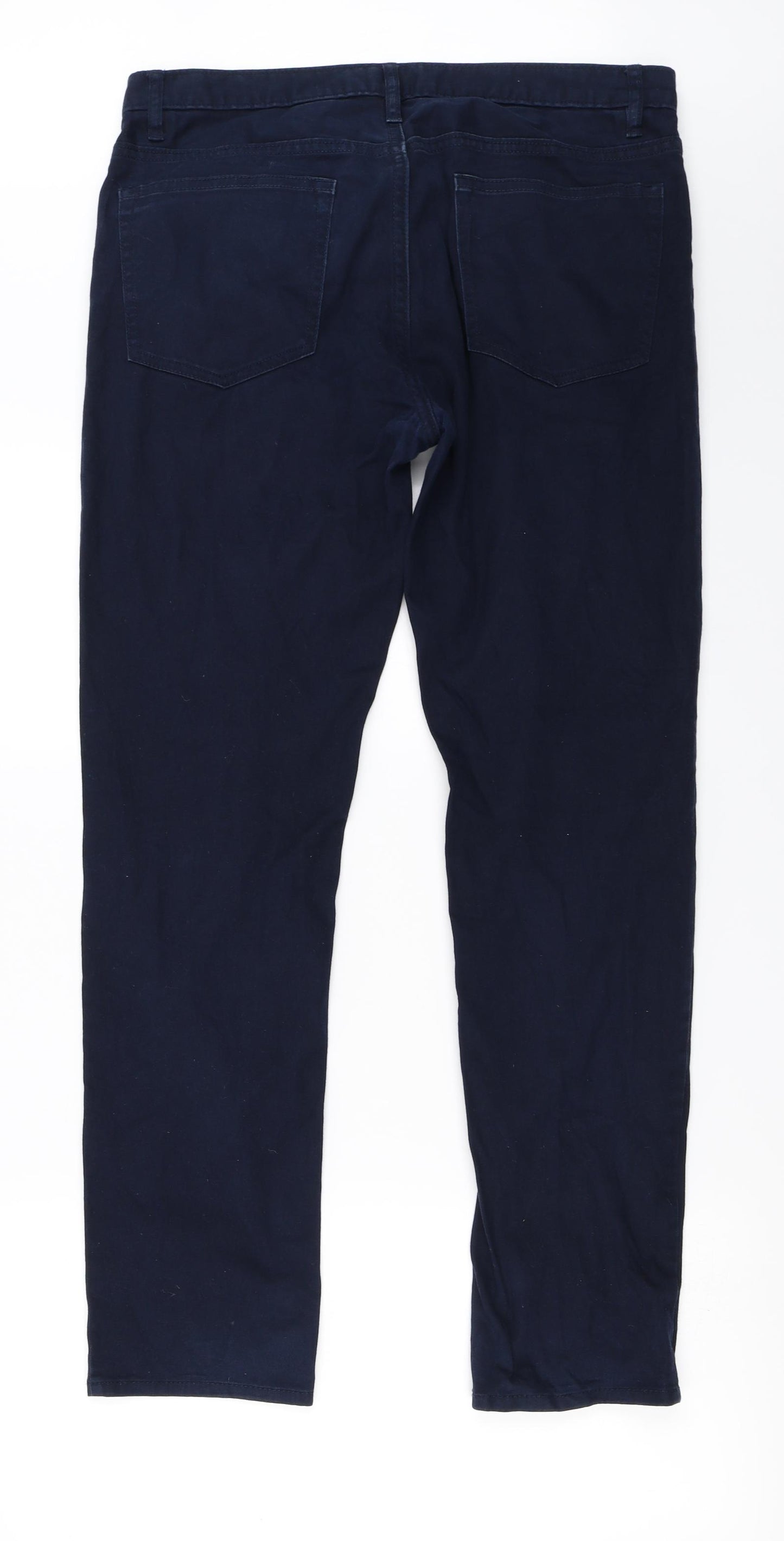 H&M Womens Blue   Trousers  Size 34 in L28 in
