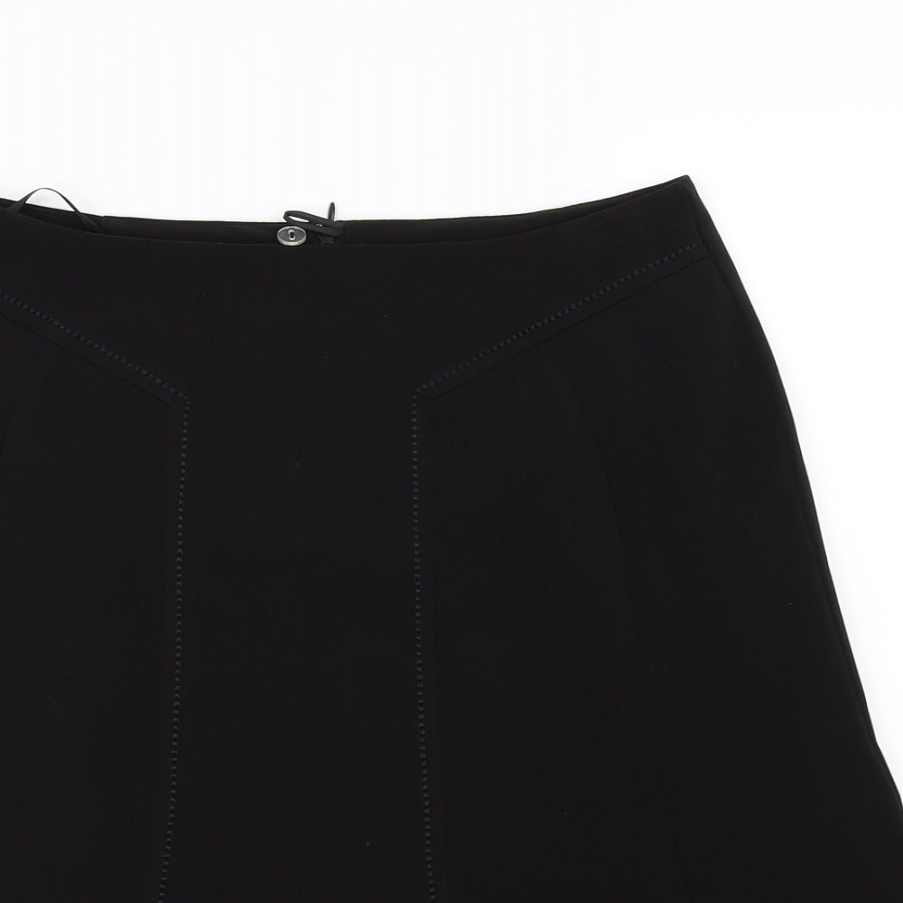 Marks and Spencer  Womens Black   A-Line Skirt Size 10