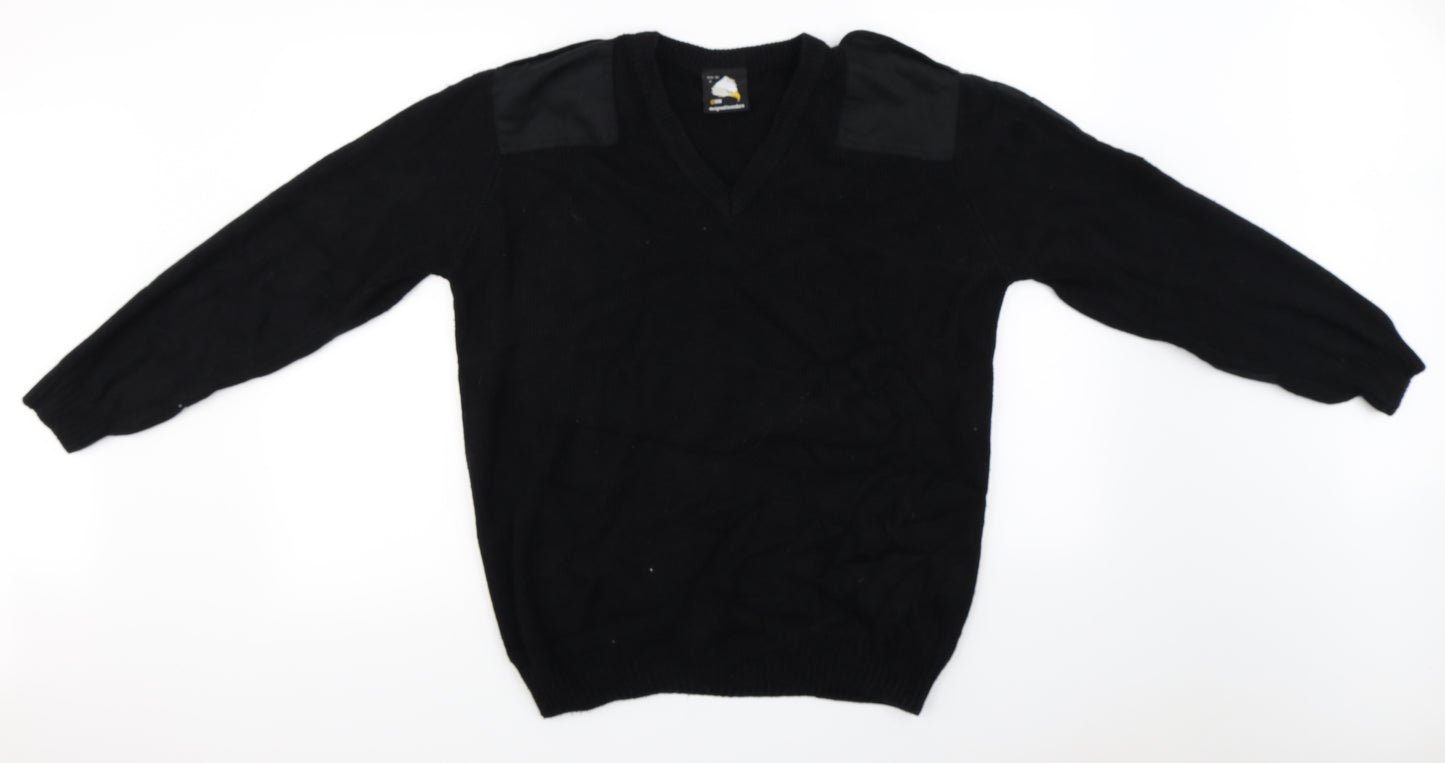 RN Mens Black   Pullover Jumper Size M