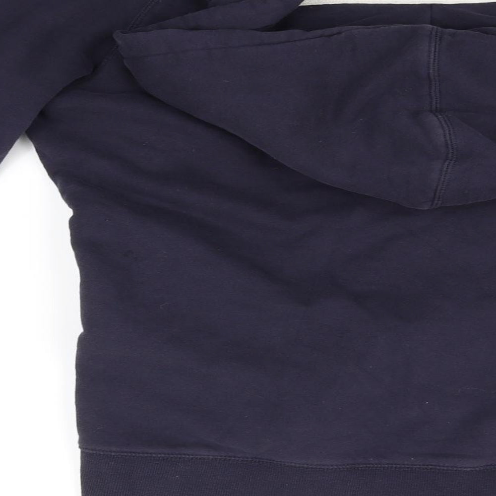 TU MAN Mens Blue   Full Zip Hoodie Size L