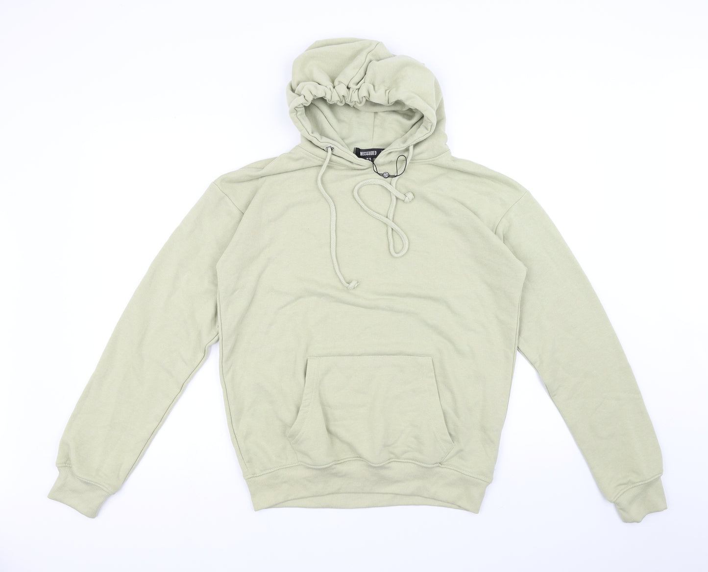 Missguided Womens Green   Pullover Hoodie Size 14