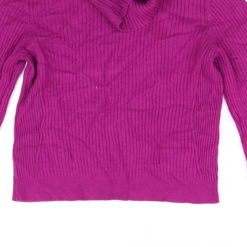 Precis Womens Purple   Pullover Jumper Size L