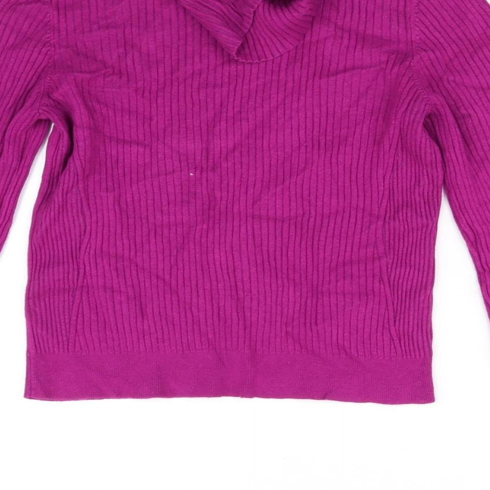 Precis Womens Purple   Pullover Jumper Size L