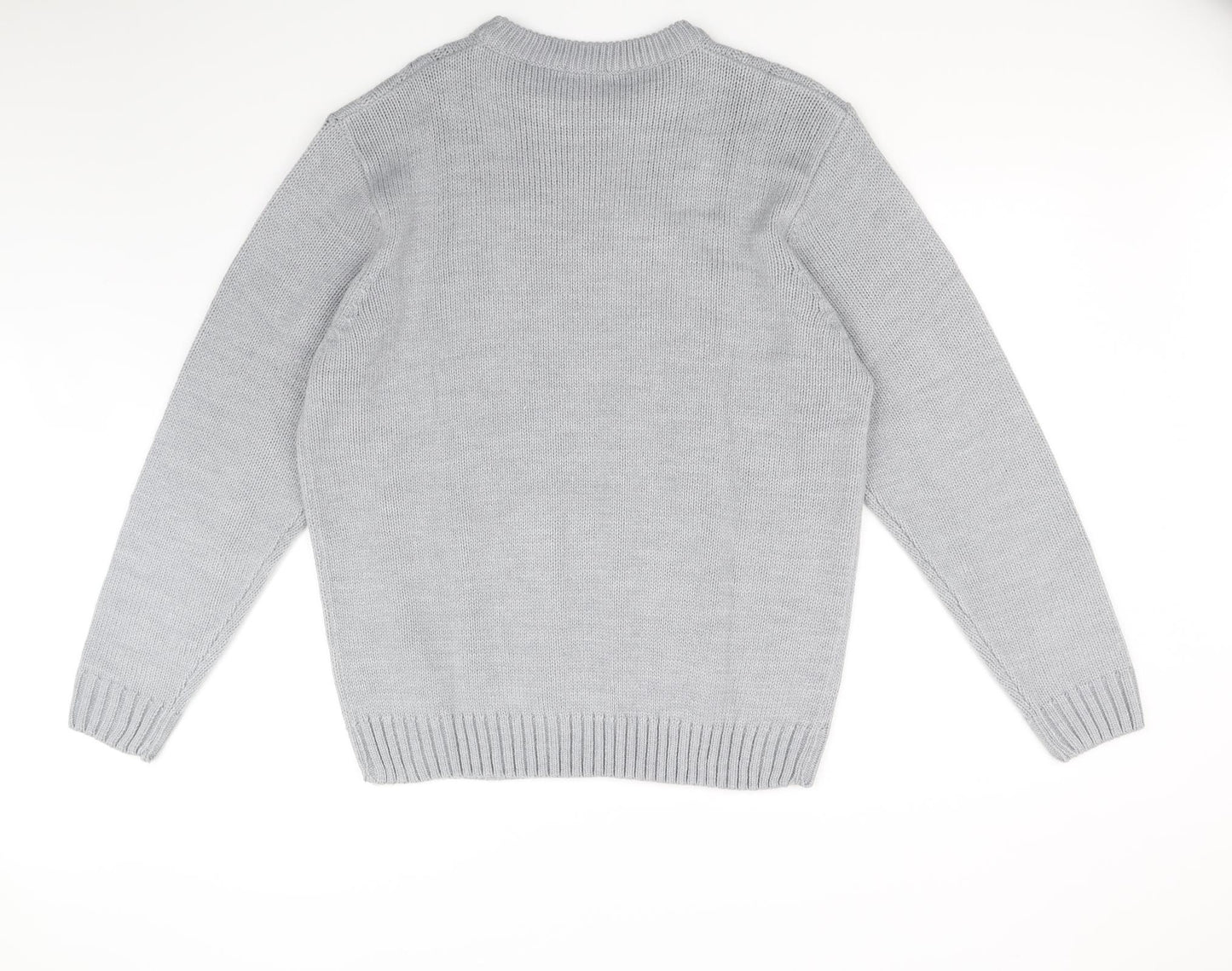 Premier Mens Grey   Pullover Jumper Size L