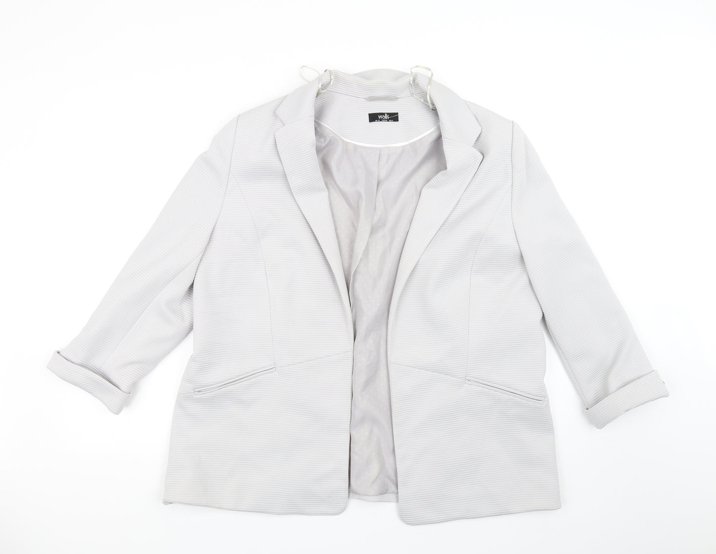 Wallis Womens Grey   Jacket  Size 10