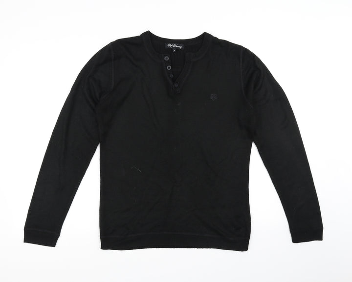 Red Herring Womens Black Pullover Jumper Size S