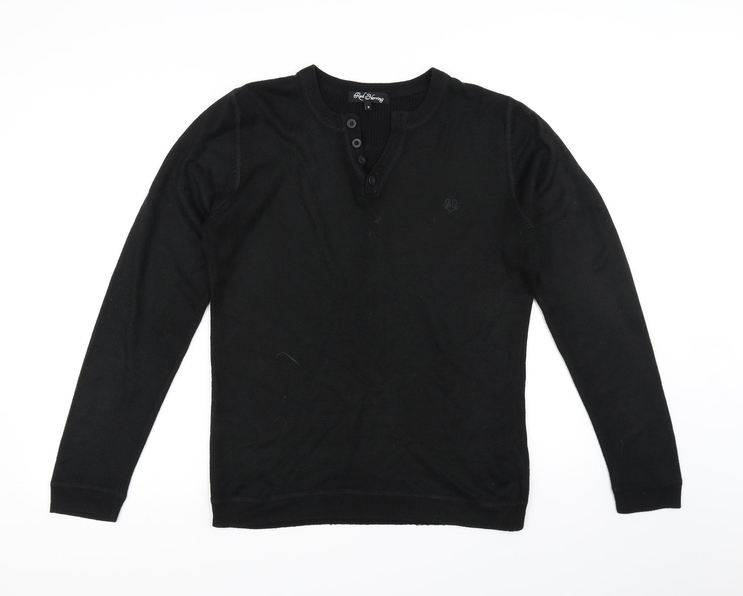Red Herring Womens Black   Pullover Jumper Size S
