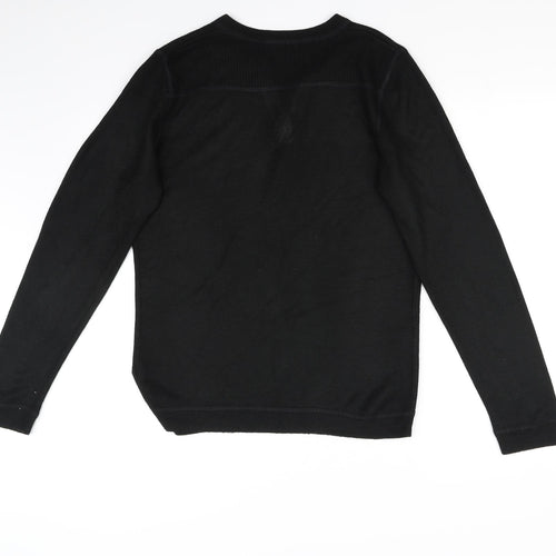 Red Herring Womens Black   Pullover Jumper Size S