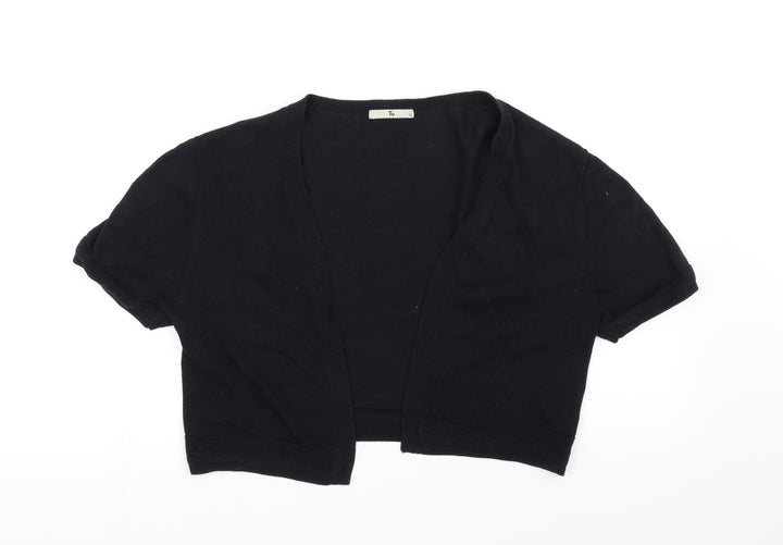 TU Womens Black Cardigan Jumper Size 12