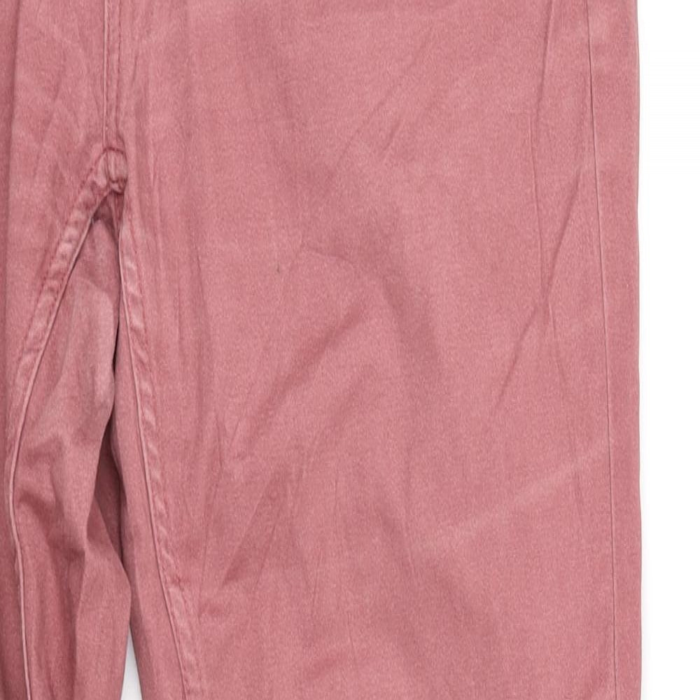 Up Fashion Womens Pink   Trousers  Size 10 L31 in