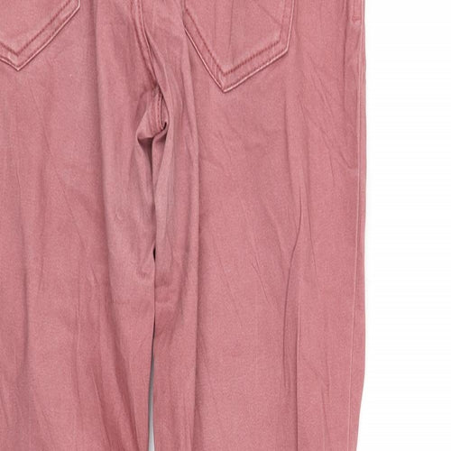 Up Fashion Womens Pink   Trousers  Size 10 L31 in