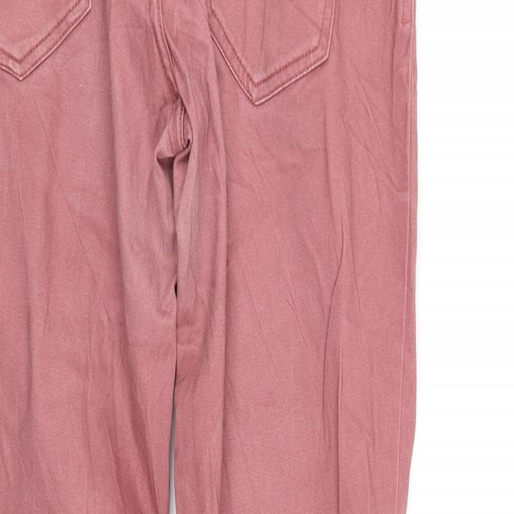 Up Fashion Womens Pink   Trousers  Size 10 L31 in