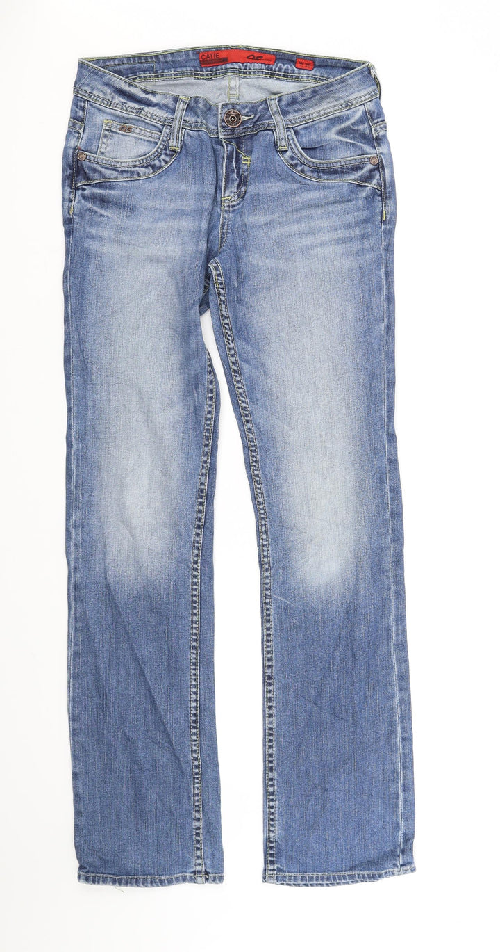 Catie Womens Blue Straight Jeans Size M L32 in