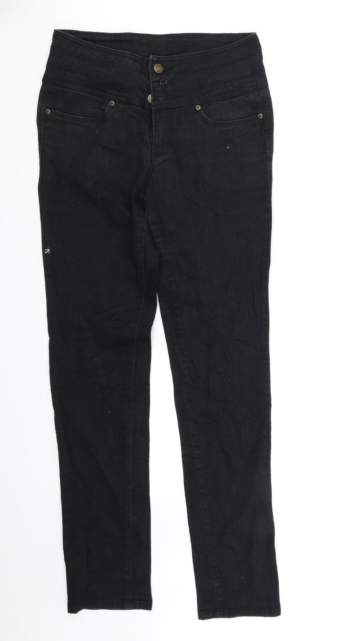 John Banner Womens Black   Straight Jeans Size L L35 in
