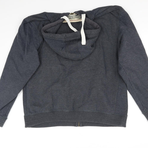 Brooklyn & Fox Mens Grey   Full Zip Hoodie Size 2XL