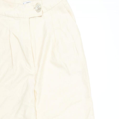 Mango Womens Beige   Trousers  Size 8 L28 in