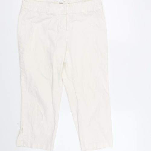 Josef Womens White   Trousers  Size 8 L24 in