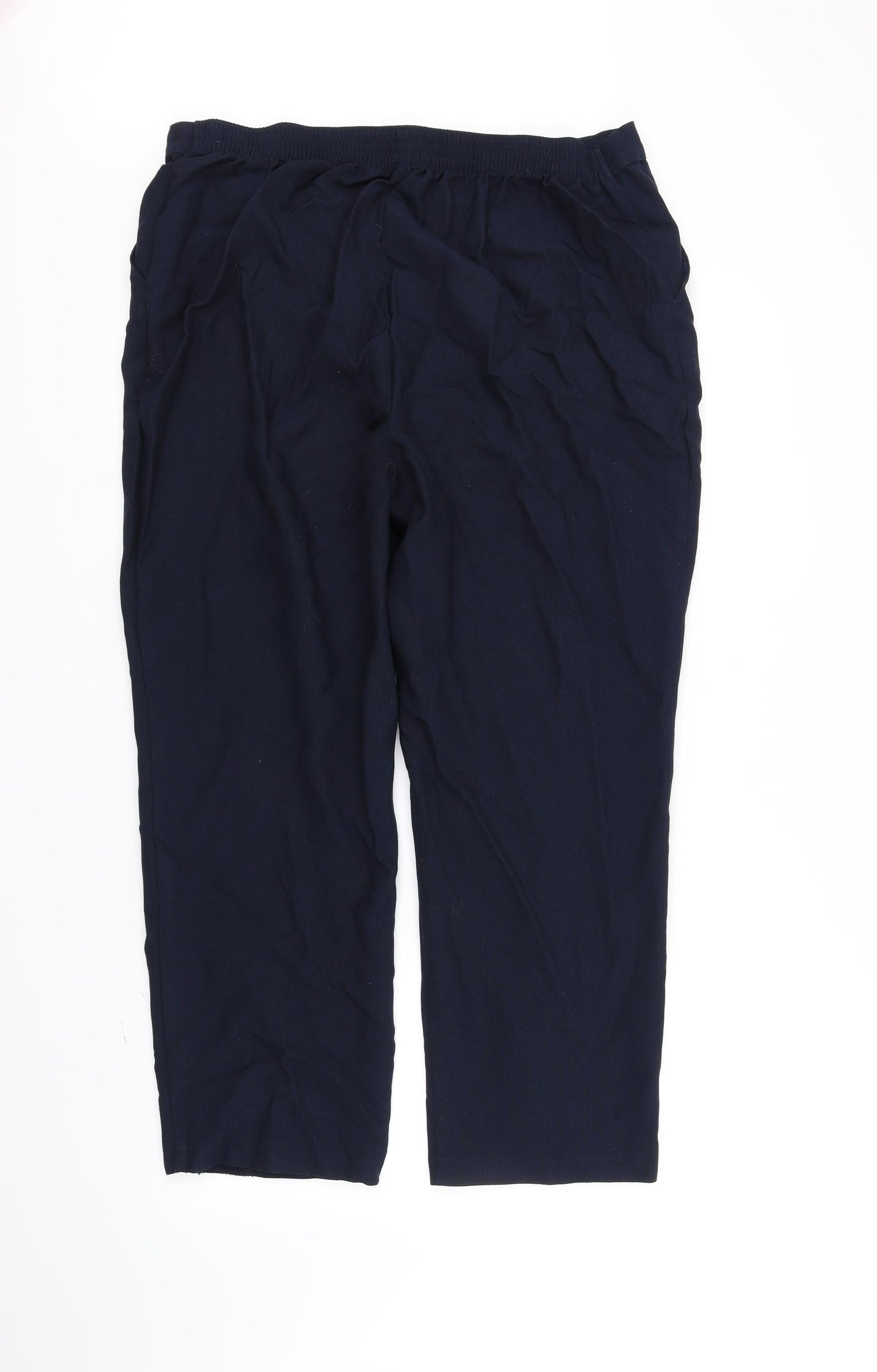 Marks and Spencer Womens Blue   Trousers  Size 16 L27 in