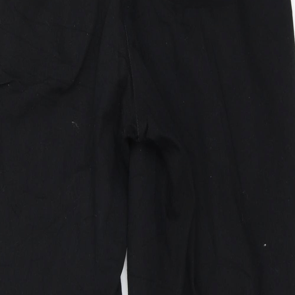 Debenhams  Womens Black Floral  Trousers  Size 16 L21 in