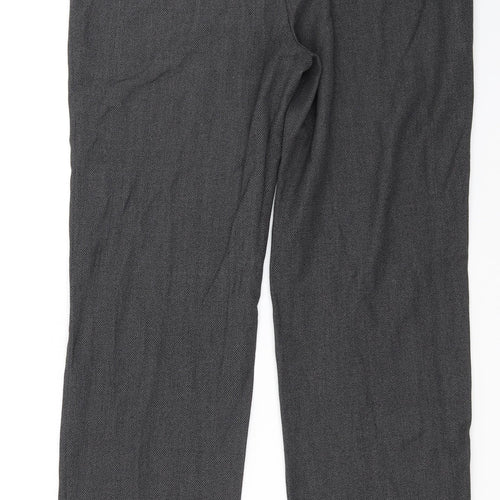 Marks and Spencer  Womens Grey   Trousers  Size 12 L26 in