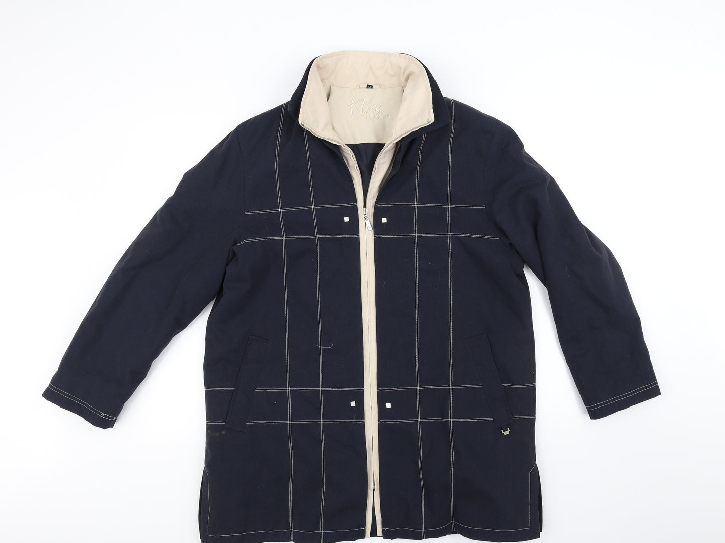 Klass Womens Blue   Jacket  Size 14