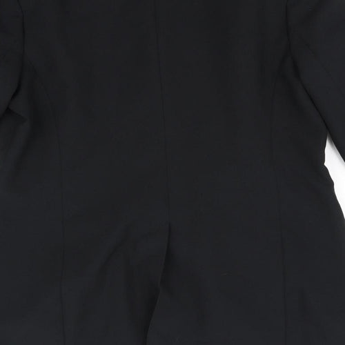 Jessica Reid Womens Black   Jacket Blazer Size 14