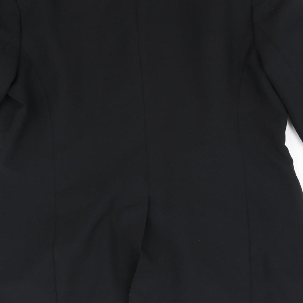 Jessica Reid Womens Black   Jacket Blazer Size 14